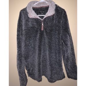 Charcoal Grey True Grit Pullover